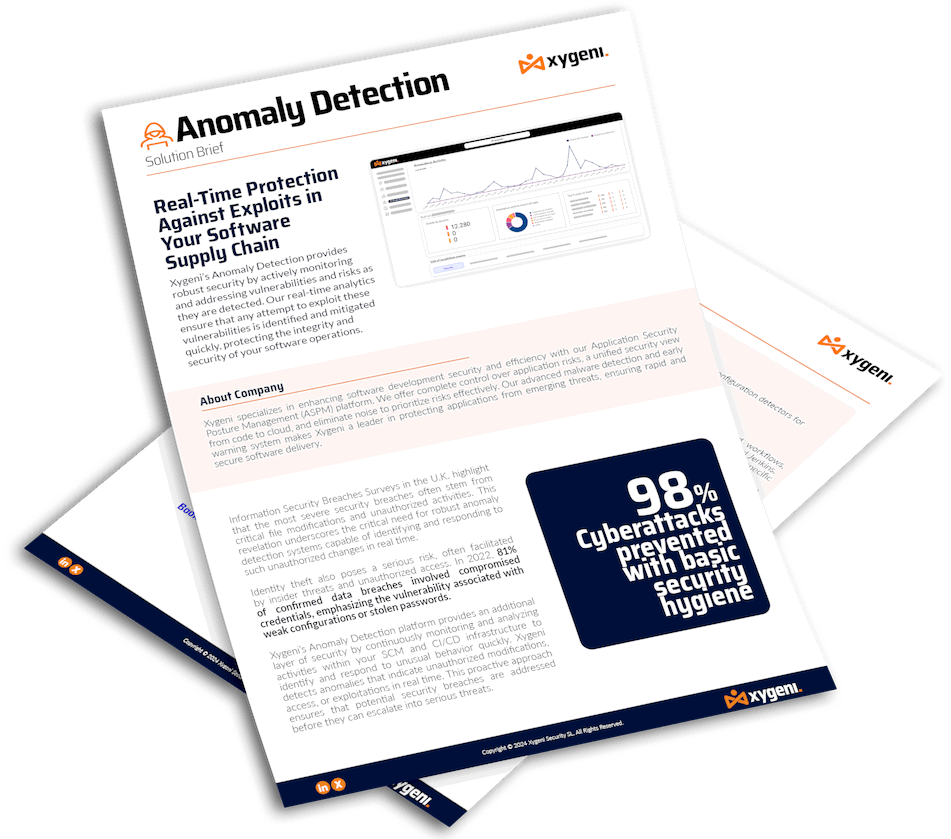 Anomaly Detection brief download mockup