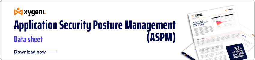 Application Security Posture Management ASPM Datasheet