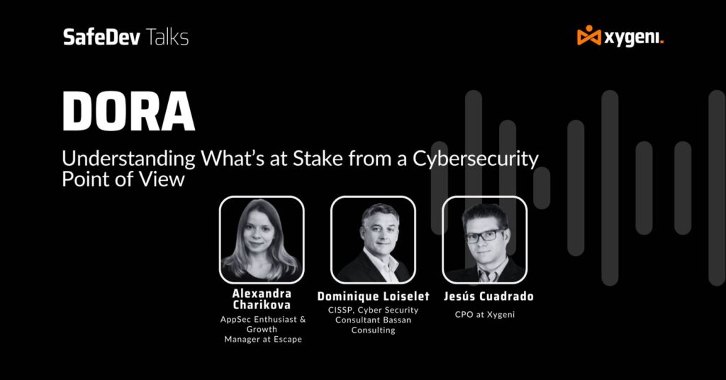 DORA Compliance SafeDev Talks