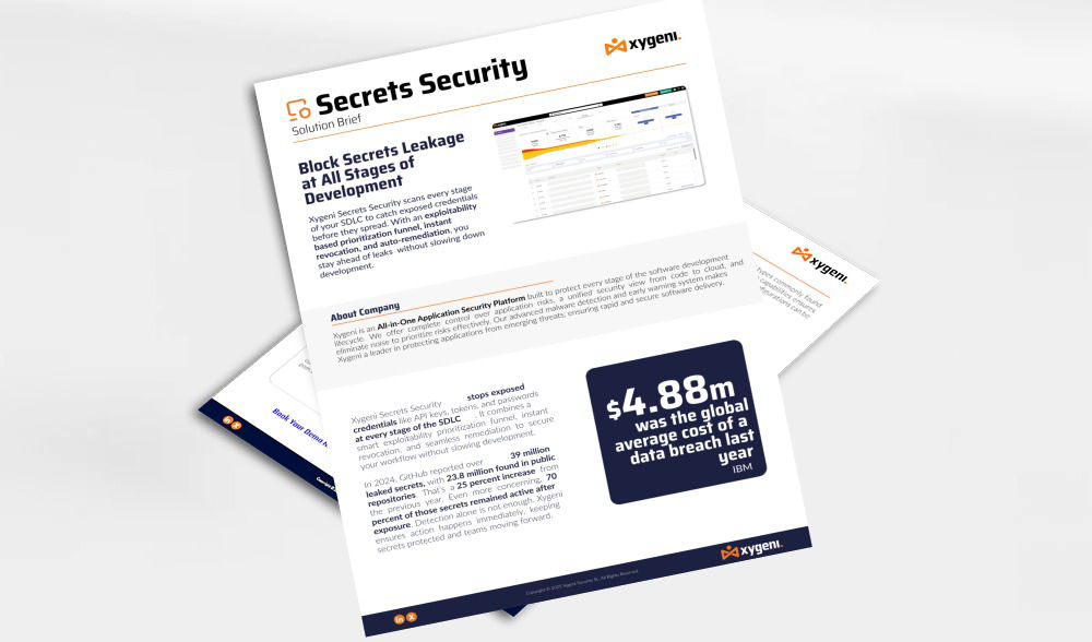 secrets security xygeni