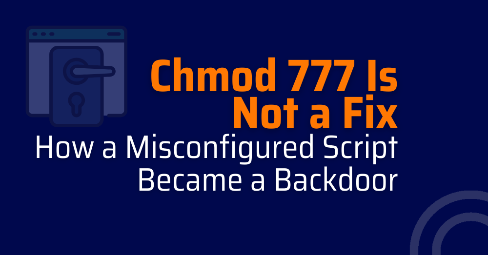chmod 777 - linux permissions - backdoor attack