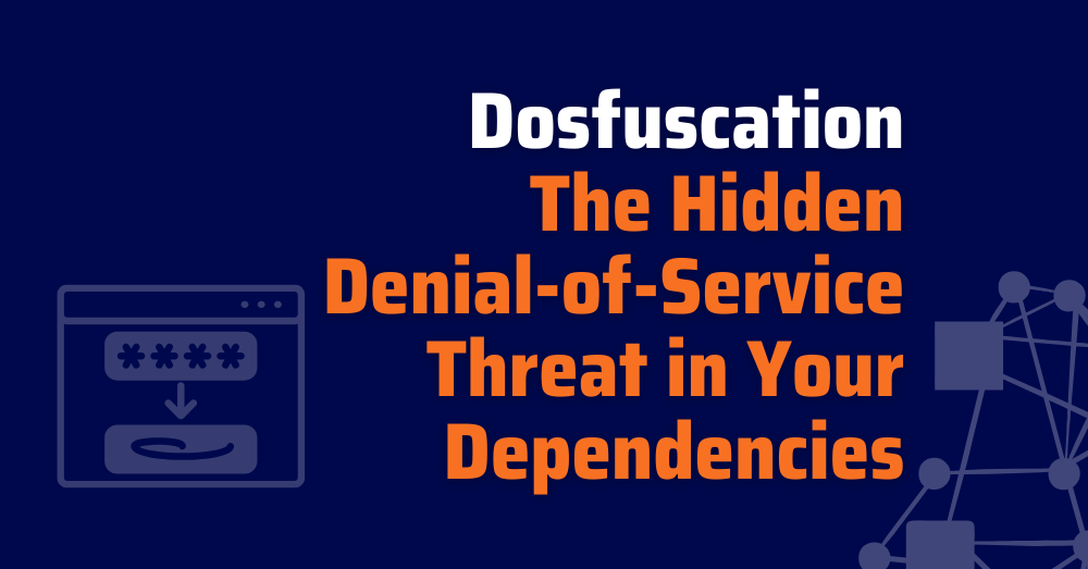 dosfuscation - obfuscation techniques - types of denial of service attacks