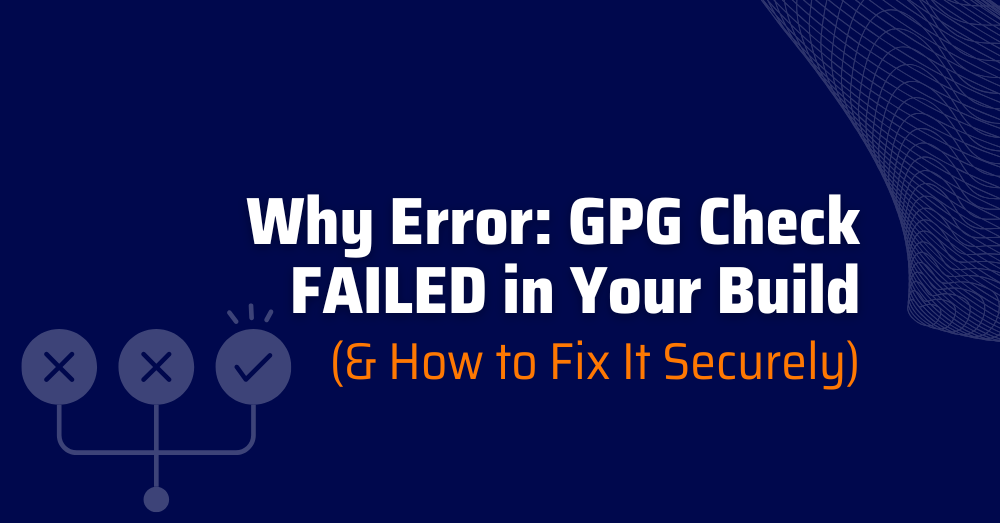 error: gpg check failed - error: gpg failed to sign the data - gpg error
