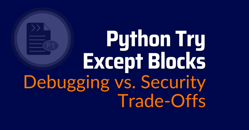 try except python - python try except else